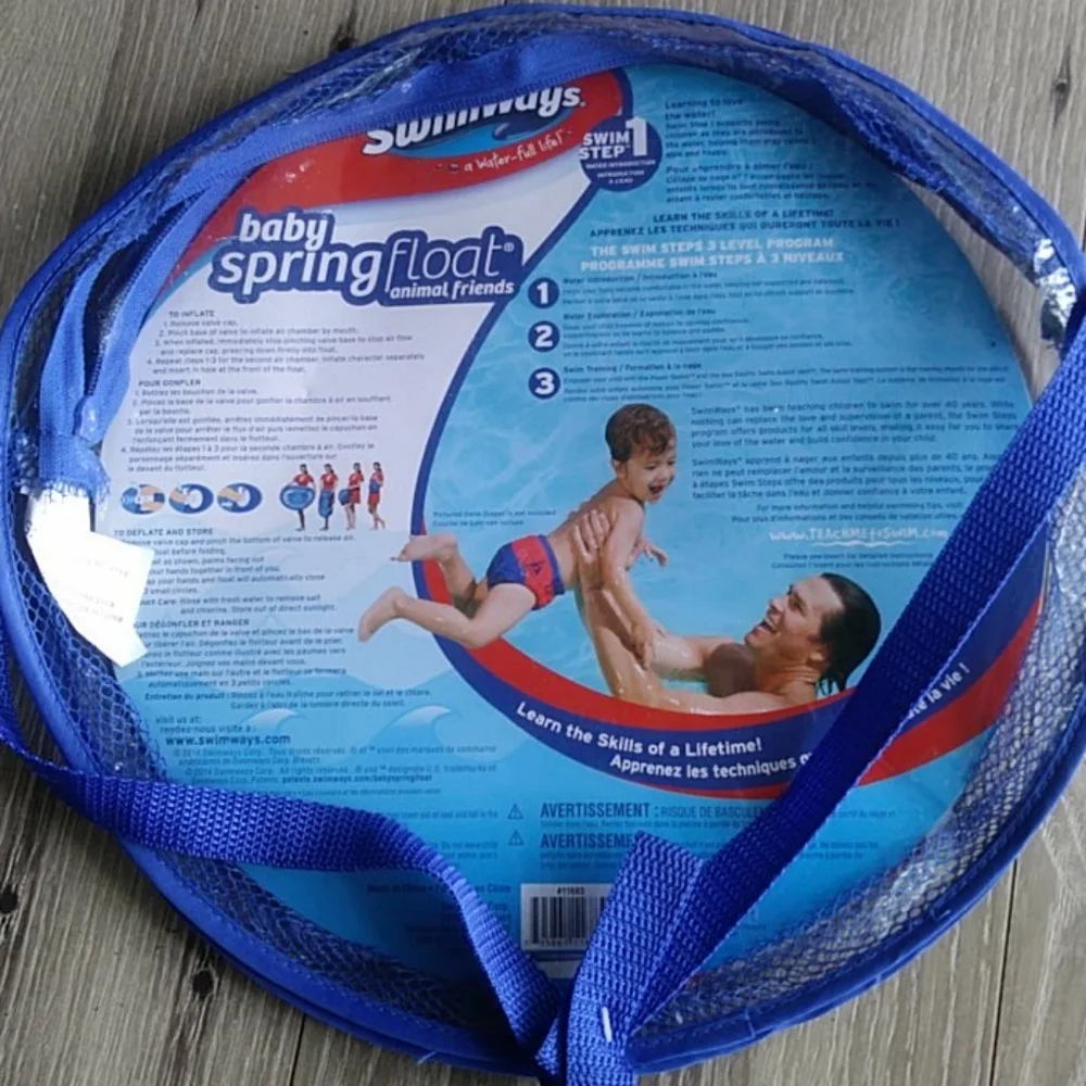 NWOT Swimways baby spring floats animal friends
